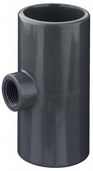 Тройник ПВХ переходной 90гр. 50х1"ВР Тройник ПВХ переходной 90гр. 50х1"ВР