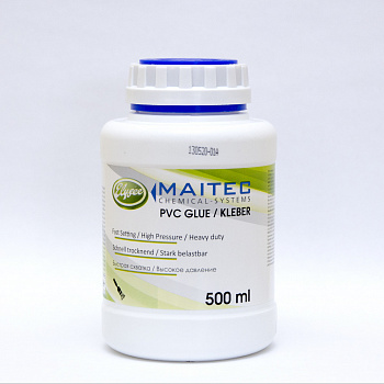 Клей для ПВХ труб, Maitec PVC-U 500г.  Клей для ПВХ труб, Maitec PVC-U 500г.