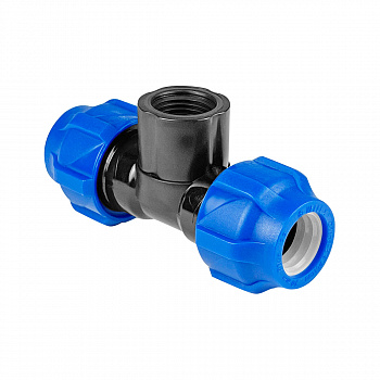 Тройник ПНД 32х3/4" ВР, PP-R (Россия) Тройник ПНД 32х3/4" ВР, PP-R (Россия)