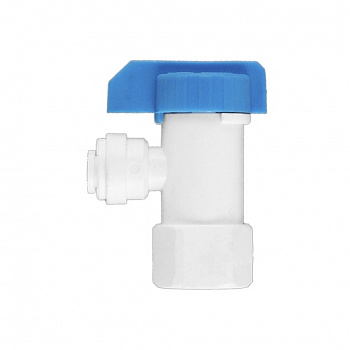 Кран для бака обратного ОСМОСа 1/4"TUBE х 1/4"ВР
