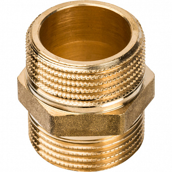 Ниппель латунь 1-1/2" НР (TIEMME) Италия Ниппель латунь 1-1/2" НР (TIEMME) Италия