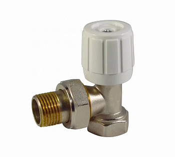 Вентиль для радиатора 3/4" НВ угловой со сгоном СТМ