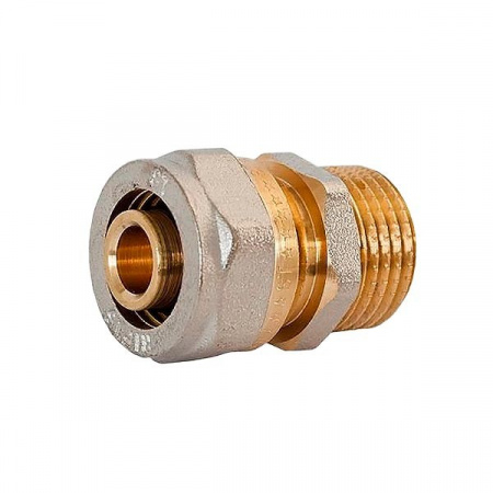 Картинка товара обжимная муфта 16х1/2"вр никелированная ctm CC001612 ufa-aqua.ru