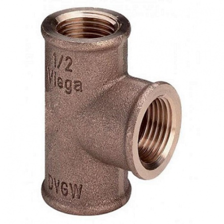 Картинка товара тройник бронзовый 3/4"вр, viega 1570G050505               ufa-aqua.ru