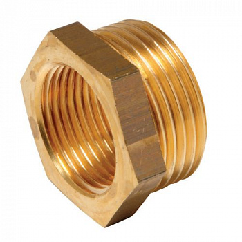 Футорка латунь 1-1/2"х1-1/4" НВ, (N.T.M.) Италия Футорка латунь 1-1/2"х1-1/4" НВ, (N.T.M.) Италия