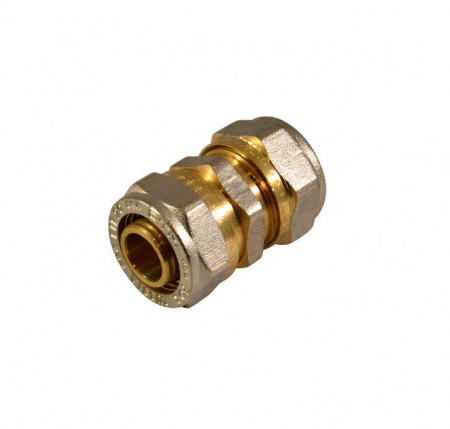 Картинка товара обжимная муфта 16х16 никелированная ctm CC001616 ufa-aqua.ru