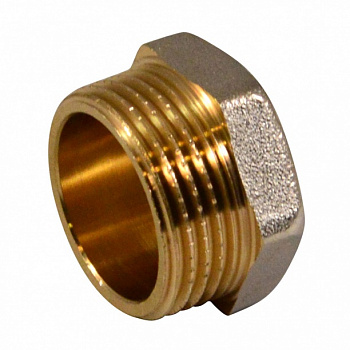 Заглушка латунь 3/4" НР Заглушка латунь 3/4" НР