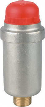 Воздухоотводчик автоматический 1/2" удлиненный (красная крышка)