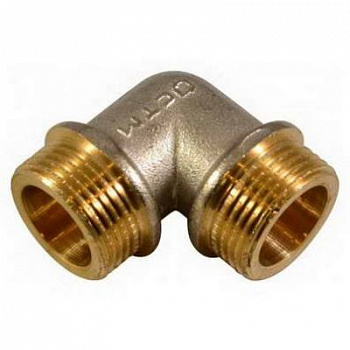 Уголок латунь переходной 1"х3/4" ш/ш Уголок латунь переходной 1"х3/4" ш/ш