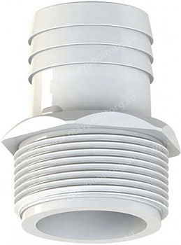 Штуцер ПВХ для шланга 38х1-1/2"НР Barbed Штуцер ПВХ для шланга 38х1-1/2"НР Barbed