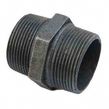 Ниппель чугунный 2-1/2" НР Ниппель чугунный 2-1/2" НР