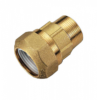 Муфта ПНД 25х3/4" НР (латунь) Муфта ПНД 25х3/4" НР (латунь)