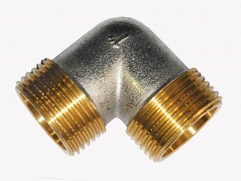 Угол латунь 3/4" НР