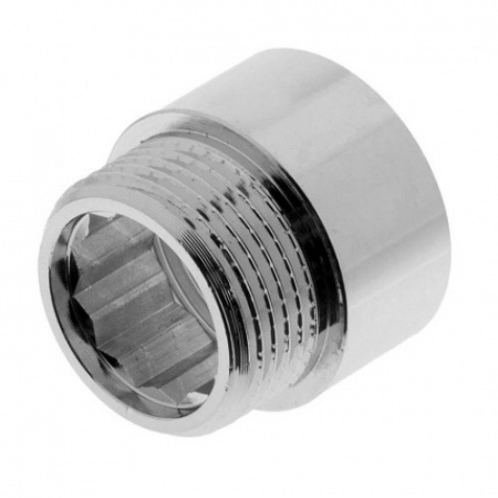 Картинка товара удлинитель хром 3/4" нв, 20мм, cmс  ufa-aqua.ru