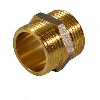 Ниппель латунь 1-1/2" НР Ниппель латунь 1-1/2" НР