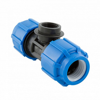 Тройник ПНД 32х3/4" ВР, СМС (Россия) Тройник ПНД 32х3/4" ВР, СМС (Россия)