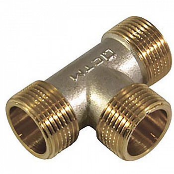 Тройник латунь переходной 3/4"х1/2"х3/4" ш/ш/ш Тройник латунь переходной 3/4"х1/2"х3/4" ш/ш/ш