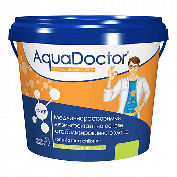 AquaDoctor Хлор в таблетках по 200гр. для бассейна (1кг)