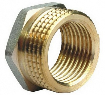 Футорка латунь 1/2"х1/4" НВ Футорка латунь 1/2"х1/4" НВ