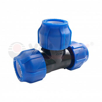 Тройник ПНД 50х50х50, PP-R (Россия) Тройник ПНД 50х50х50, PP-R (Россия)