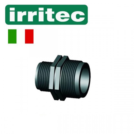 Картинка товара ниппель 3/4"х1/2" нр переходной (пнд) Irritec Nippel 3/4"x1/2" ufa-aqua.ru
