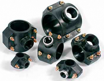 Седелка на ПНД трубу 110х1/2" ВР Седелка на ПНД трубу 110х1/2" ВР