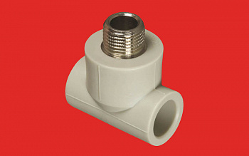 Тройник полипропилен НР 20х1/2" FV-plast Тройник полипропилен НР 20х1/2" FV-plast