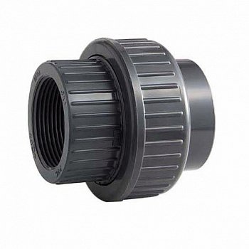 Американка ПВХ резьбовая ВР-ВР 1-1/2" Американка ПВХ резьбовая ВР-ВР 1-1/2"