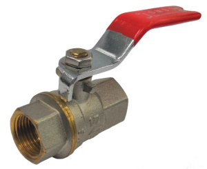 Кран для воды шаровой ВВ 1/2" полный проход, ручка (серия L)
