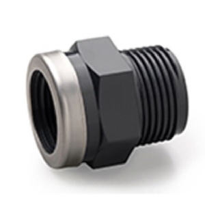 Переходник ПВХ редукционный 2-1/2"НР х 2"ВР с металлическим кольцом