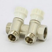 Коллектор для теплого пола ITAP 2 выхода НВ 1"х1/2"НР с вентилям