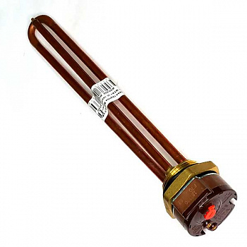 ТЭН для бойлера 4,0кВт, L=285мм, 1-1/4" с термостатом
