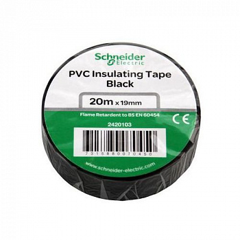 Изолента ПВХ Schnaider Electrik 19мм х 20м (черная)