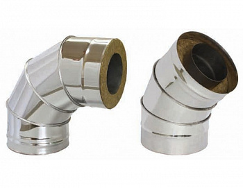 Сэндвич-колено для дымохода