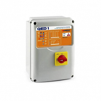 Пульт PEDROLLO QED 1-MONO 0,37-2,2кВт, 220В/1ф