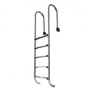 Лестница для бассейна 5 cтупеней (у.б.) MU-515, AISI-304 