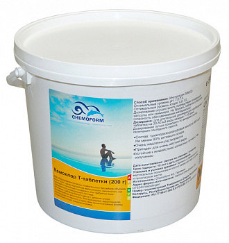 CHEMOFORM Кемохлор Т-быстрорастворимые таблетки (20гр.) 5кг.