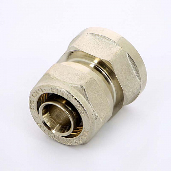 Обжимная муфта 20х3/4"ВР, никелир. UNI-FITT