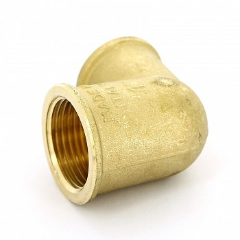 Угол латунь переходной 3/4"х1/2" ВР (TIEMME) Италия