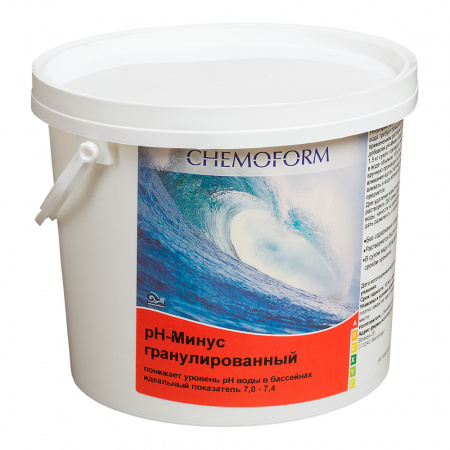 Картинка товара chemoform ph-минус гранулированный 25кг  ufa-aqua.ru
