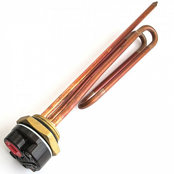 ТЭН для бойлера 3,0кВт, L=285мм, 1-1/4" с термостатом