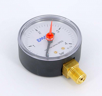 Манометр 4 бар радиальный 63мм (G1/4") EMMETI