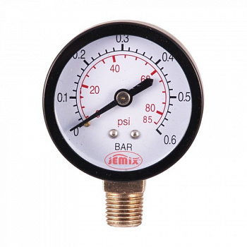 Манометр 6 бар радиальный 50мм (G1/4") SMS