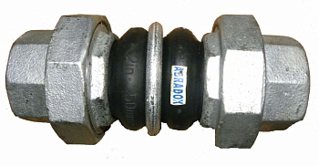 Виброкомпенсатор 2" ВР (Ду-50), Ру-10, EPDM, американка (кольцо)