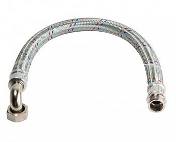 Гибкая подводка для насоса с уголком 1"х1" г/ш (100см)