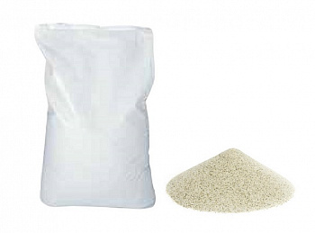 Песок кварцевый 0.5-1мм для фильтров бассейна (мешок 25кг)