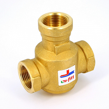 Клапан термосмесительный для котлов отопления 1"ВР, UNI-FITT