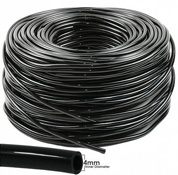 Трубка капельного полива 6х4мм (микротрубка) ПВХ