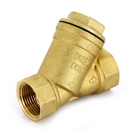 Картинка товара фильтр косой 1/2" латунь uni-fitt 56100G140410              ufa-aqua.ru