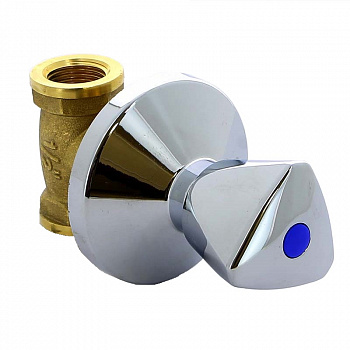 Вентиль под штукатурку 1/2 ВH, ручка хром, ITAP 